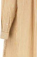 Beige Cotton Midi Dress 4