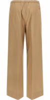 Beige Cotton Casual Pants 2