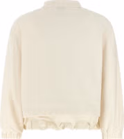 White Polyester Cardigan 2