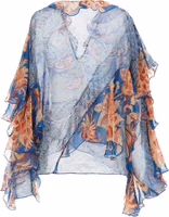 Blue Silk Blouse 2