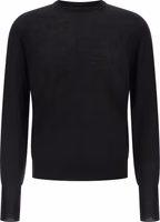 Black Virgin Wool Cardigan 1