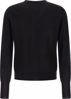 Black Virgin Wool Cardigan 2
