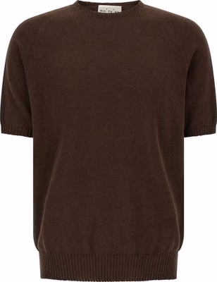 Brown Cotton Cardigan