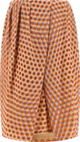 Multicolor Silk Midi Skirt 1