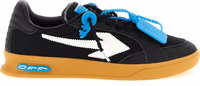 Black Polyester Athletic Sneakers 1