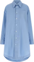 Blue Cotton Midi Dress 1
