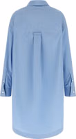 Blue Cotton Midi Dress 2