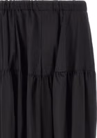 Black Polyester Casual Pants 3