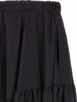 Black Polyester Casual Pants 4