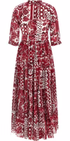 Fuchsia Cotton Long Dress 3