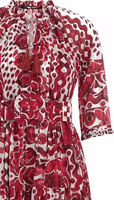 Fuchsia Cotton Long Dress 4