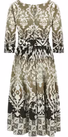 Multicolor Cotton Midi Dress 3