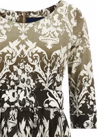Multicolor Cotton Midi Dress 4
