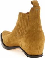 Brown Bovine Leather Ankle Boots 3