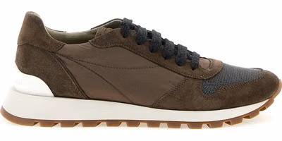 Bicolor Calfskin Athletic Sneakers