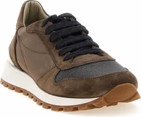 Bicolor Calfskin Athletic Sneakers 2