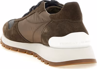 Bicolor Calfskin Athletic Sneakers 3