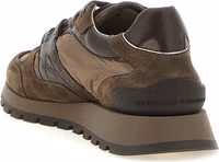 Bicolor Calfskin Athletic Sneakers 3