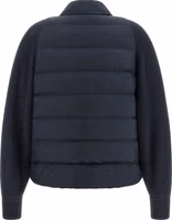 Blue Polyester Full-Length Jacket 2
