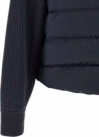 Blue Polyester Full-Length Jacket 4