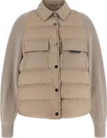 Beige Polyester Shell Jacket 1