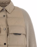 Beige Polyester Shell Jacket 3