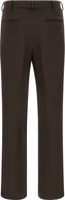 Brown Polyester Casual Pants 2