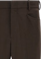 Brown Polyester Casual Pants 3