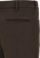 Brown Polyester Casual Pants 4