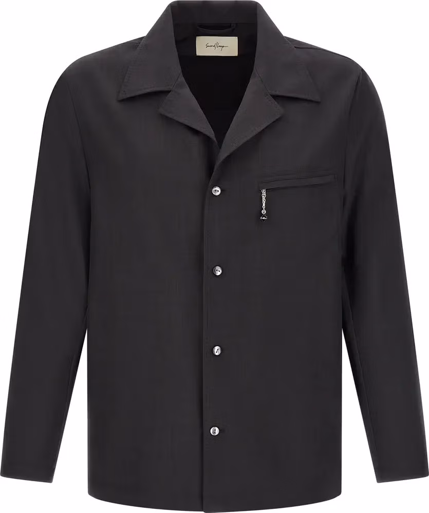 Gray Polyester Blouse
