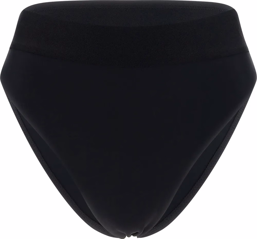 Black Recycled Polyamide Swim Briefs