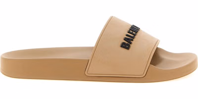 Beige Plastic Slides