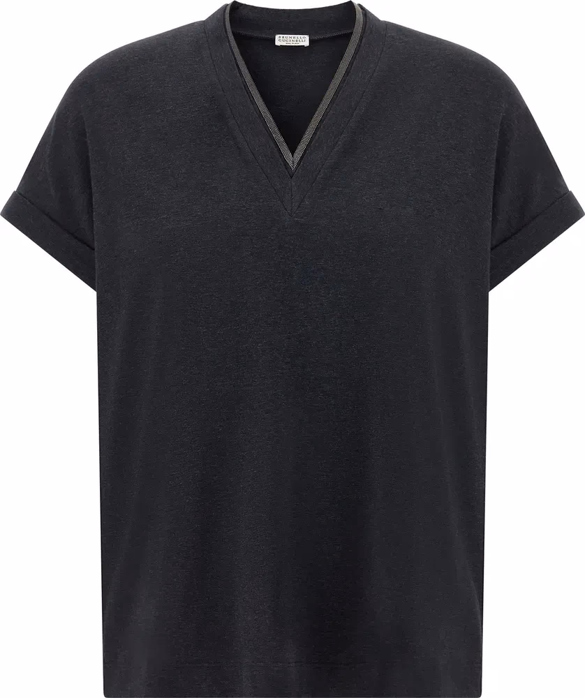 Gray Cotton T-Shirt