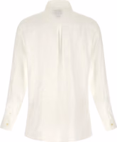 White Linen Polo Shirt 2
