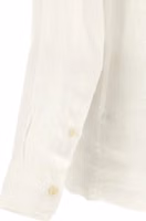 White Linen Polo Shirt 4