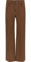 Brown Cotton Jeans Denim 1