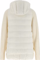 White Polyester Full-Length Jacket 2
