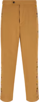 Beige Cotton Casual Pants 1