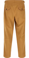 Beige Cotton Casual Pants 3