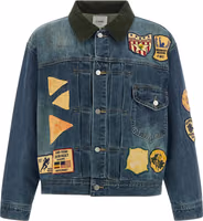 Blue Cotton Denim Jacket 1