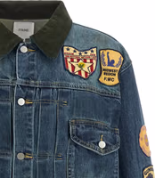 Blue Cotton Denim Jacket 3