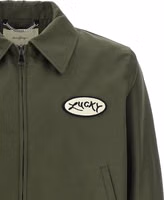 Bicolor Polyester Full-Length Jacket 3