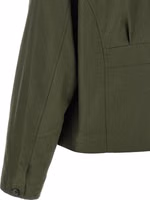 Bicolor Polyester Full-Length Jacket 4