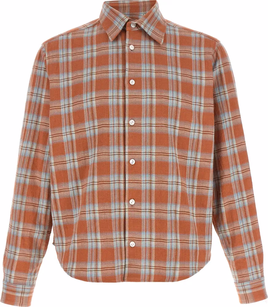 Orange Cotton Blouse