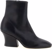 Black Calfskin Ankle Boots 1