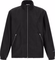 Black Polyester Full-Length Jacket 1