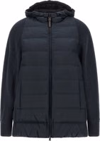 Blue Polyester Full-Length Jacket 1