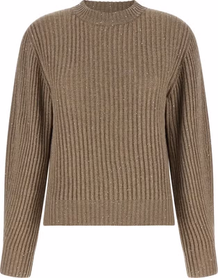 Beige Cashmere Cardigan