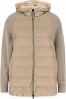Beige Polyester Full-Length Jacket 1
