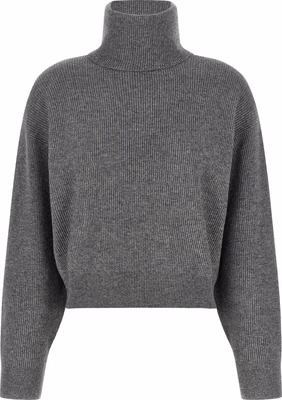 Gray Virgin Wool Cardigan